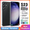 2024 Orijinal Yeni S23 Ultra Cep Telefonları Snapdragon 8 Gen2 7.3 HD Ekran 5G Akıllı Telefon 16GB+1TB Çift SIM Cep Telefonları Yüz Kilidini Açmış Android 13.0 Kamera 48MP+108MP