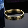 Bracelet de pneu de voiture de qualité originale à vendre Bracelet en acier inoxydable pour femme Bijoux en cristal avec charnière en zircon cubique ovale ont une boîte d'origine XP8L