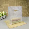 Present Wrap 100st Bake Cake Packaging Påsar Toast Bag dessert Takeout Packing Bag. Trestorlekar kan väljas