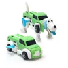 Cool Clockwork Automatic Transform Car Vehicle Wind Up Dinosaur Dog Deformation Toy For Children Kids Boy Girl Gift 240104