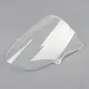 Motosiklet Clear Siyah Çift Kabarcık Ön Cam Kawasaki Ninja ZX6R için 2009-2023 ZX10R 2008-2010