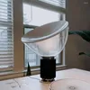 Golvlampor Italien Simple Table Light Designer Model Room Living Bedroom Bedside Glass Radar Lamped Lamp Desk
