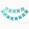 Party Decoration Multi Themes Happy Birthday Banner Baby Shower Decorations Po Booth Bunting Garland Flags