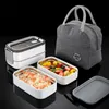 microwave bento box for adults thermal lunch box for food lunch box thermal bag 304 stainless steel food storage containers 240103