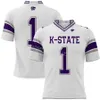 Stitch Football College 3 RJ Garcia II Jersey Mens Kansas State Wildcats 18 Will Howard 9 Treshaun Ward 5 Avery Johnson 31 DJ Giddens 21 Marques Sigle University