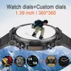 Military Men Smart Watch 400mAh BT HD Calling Music Fitness Tracker 100 Dial Sport Waterproof Smartwatch för Android Telefon 240104