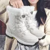 Boots Women Versatile Waterproof Non-slip And Wear-resistant Thickened Snow Comfortable Winter Warm High Top Hiking