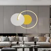 Wall Lamp Modern Circular Aluminum Iron Led Golden White Living Room Bedroom Study Dining Lighting Fixtures Drop