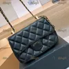 Retro Handheld Women Crossbody Bag Diamond Lattice Quilted Trend Coin Purse Shopping Travel Designer Wallet Gold Chain Evening Clutch Suitcase Key Pouch 23CM