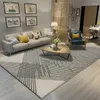 Mattor moderna nordiska mattor vardagsrum dekoration hem sovrum matta soffa soffbord golvmatta tjocka polypropylenmattor och