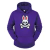 Herr hoodie sport Ghost Rabbit herre jacka trendig huva basebolljacka pullover fleece topp