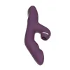 Vibrador para mujer Arrebatamiento Privado Orgasmo Masturbación Masaje Palo Doble extremo Frecuencia variable Vibración Chupando Miel Frijol Estimulante 231129