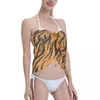 Women's Swimwear Sexy Chiffon Pareo Scarf Tiger Stripe Beach Cover Up Wrap Kaftan Skirts Leopard Wear Swimsuit Bikini Ups