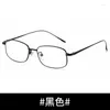 Okulary przeciwsłoneczne Ramki 53 mm 2024 Pure Titanium Man Square okulary okulary recepty optyczne okulary 8027