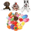 Dog Toys Chews Pet Plush Resistant Clean Soft Squeaky Toys Clean Dog Chew Puppy Training Toy Soft Banana Bone Vegetable Fruit Pet Supplies Toys