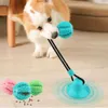 Dog Toys Chews Dog Chew Ball Toys for Aggressive Chewers Interactive Dog Puzzle Toy Food Dispenser Suction Cup Dog Tug Toy for Dogs Teeth Clean