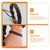 Pulseras con dijes Pulsera para hombres Cuerda trenzada