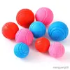 Dog Toys Chews HOOPET Dog Toy Rubber Ball Bite-resistant Ball Toy for Dogs Puppy Teddy Pitbull Red Color Solid Ball S-XL Pet Supplies