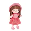 45cm Princess Doll Stuffed Toys Plush Dolls Kids for Girls Children Kawaii Baby Cartoon Soft 240104