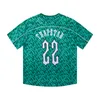 T-shirts Football Jersey Tee Summer Casual Loose Drying T Shirts Kort ärm Tops