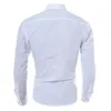 Men's Shirt Luxury Casual Formal Long Sleeve Slim Fit Business Dress Shirts Tops commute office work shirt tops male clothing 240104