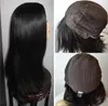 Peruker 10a klass Human Hair Black Color#1B Bästa Sheitels 4x4 Silk Top Jewish Wigs Finest Mongolian Virgin Hair Kosher Wigs Free Frakt