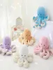 157inch 40cm Lovely Simulation octopus Pendant Plush Stuffed Toy Soft Sea Animal Home Accessories Cute Animal Doll Children Gif7745174