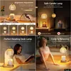 Bougeoirs Lampe chauffante avec minuterie Gradateur Bougies parfumées réglables en hauteur 230625 Drop Delivery Home Garden Dhvnx