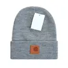 Gorro de malha de inverno feminino, gorro de lã grosso e quente, gorro de pele sintética, gorro feminino gz08