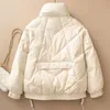 Femmes Down Jacke Hiver Coat Mething Designer Puffer Vestes décontractées Femmes Réflexion Femmes Cardigan à capuche