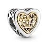 Goud Zilver Bedels Kralen Metaal Liefde Bee Levensboom Big Hole Charm Losse Kralen Fit Originele Pandora Armband DIY sieraden Maken Accessoies