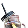 450 ml Mason Jar Mugs med handtag gammaldags glasflaska juice dricka klart vatten med täcke halm dryck cup 240103