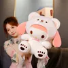 Wholesale cute white bear plush toys Children's games Playmates holiday gifts room decoration claw machine prizes kid birthday Christmas gifts