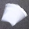 50pcs/lot clear zipper packaging bags 의류 재 정매 가능한 폴리 플라스틱 의류 상품 상품 선박 옷 셔츠 bqwad