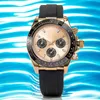 Orologio da uomo Orologio da polso meccanico Designer Montre 41mm Fibbia pieghevole Hardlex Zaffiro Lente in vetro impermeabile Cronometri Dhgates Regalo Moissanite