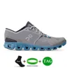 outdoor shoes Oncloud Shoes Running on Shoes x Mens Designer Sneakers Alloy Grey White Black Storm Blue Aloe Ash Rust Red Low Fashion Outdoor Sneaker Womens Spor