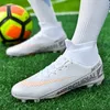 Homens ultraleve sapatos de futebol botas de tornozelo de alta qualidade tffg treinamento botas de futebol profissional jogo goleiro pastagem 240103