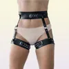 Nxy Sm Bondage Women Leather Bdsm Leg Harness Garter Belts Erotic Adult Sex Products 2204269548325