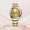 Superclones Daytina zegarki Panda 4130 Chronograf automatyczny ruch mechaniczny szafir wodoodporny na rękę stopwatch wysokiej jakości męskie zegarki