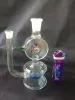 A 010 Altezza Bongglass Klein Recycler Piattaforme petrolifere Tubo dell'acqua Soffione doccia Perc Bong Tubi di vetro Narghilè mulino a vento ZZ