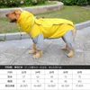 Hundkläder Amazon som säljer transparent lätt reflekterande innesluten valp Poncho Hållbara hoodies Liten stor regnrockjacka