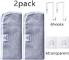 2pc Hanging Laundry Basket Large Waterproof Dirty Clothes Storage Bag Bathroom Bedroom Laundry Organizer Bag 240103