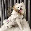 Vêtements pour chiens Automne Hiver Coton Veste rembourrée Veste épaissie Défaite Teddy Kirkibager Tarte chaude pour animaux de compagnie