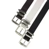 Cintos Decoração Lado Lado Vestido Y2K Estilo Mulheres Cintura Cintura Coreana Fivela De Metal Homens