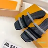 Kvinnor Designers Appeal Mule Flat Heel Slide Slippers Pool Comfort Sandaler Lady Leather Mules Summer Casual Högkvalitativ