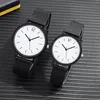 Relojes de pulsera Reloj de cuarzo de moda para hombres Mujeres Casual Pareja Reloj de pulsera Regalo