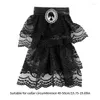 Pajaritas Chicas Jabot Collar Desmontable Corsage con volantes Victoriano Falso Adulto Cosplay Cuello Actuaciones DXAA