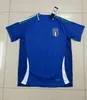 23 24 Italys Soccer Jerseys 125th Anniversary Donnarumma Buffon Chiellini Verratti Totti 2023 2024 Italias Euro Cup fans Player Version Men Kids Kit Shirts