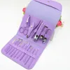 Kit per nail art 9/12/16 pezzi Clipper Set Clipper Pinze per bellezza Coltello per pedicure Scoop per orecchie Accessori per la pelle morta Strumenti per manicure