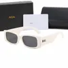 Lunettes de soleil de luxe pour hommes, lunettes de soleil de marque pour femmes, de haute qualité et minimalistes, avec lunettes de soleil en boîte